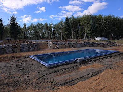 Pool excavation in progress — foundation work by Callies Construction in SW Washington